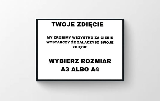 SPERSONALIZOWANY PLAKAT - poziomy